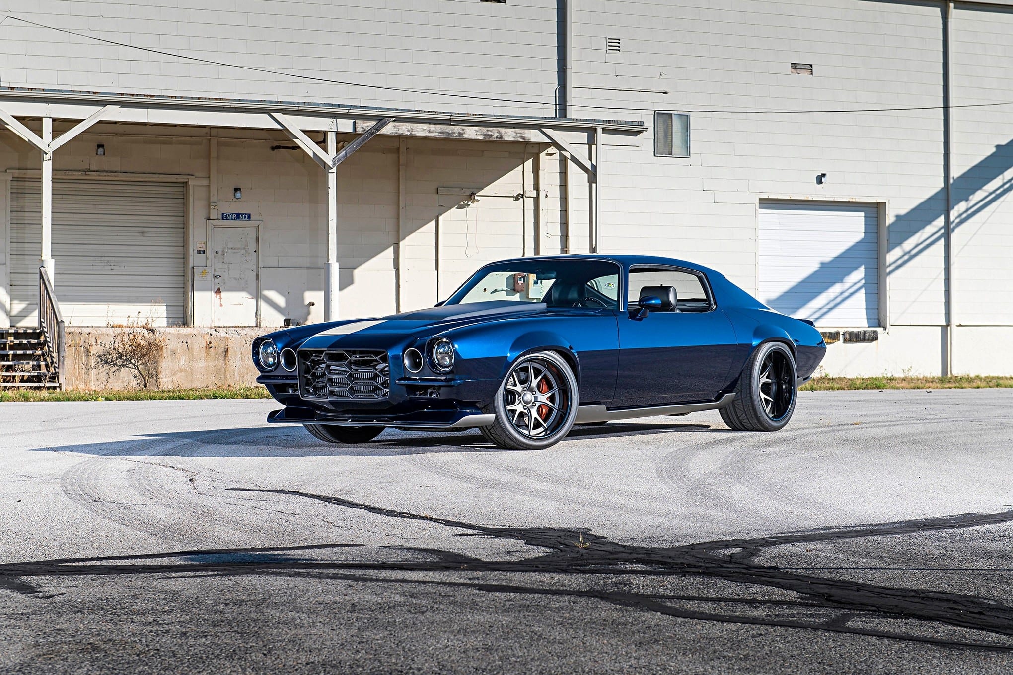 Boze Shine Blue Pro Touring 1971 Camaro 71 Cam 2-2